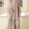 Cross stitch soft umber-3pc embroidered lawn suit Cross Stitch SOFT UMBER-3PC EMBROIDERED LAWN SUIT