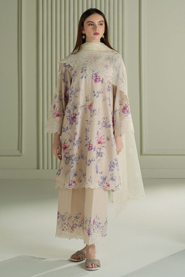 Cross stitch blooming sand- 3pc embroidered lawn suit– emb lawn 0044 aiz05904 Cross Stitch BLOOMING SAND- 3PC EMBROIDERED LAWN SUIT– emb lawn 0044 AIZ05904