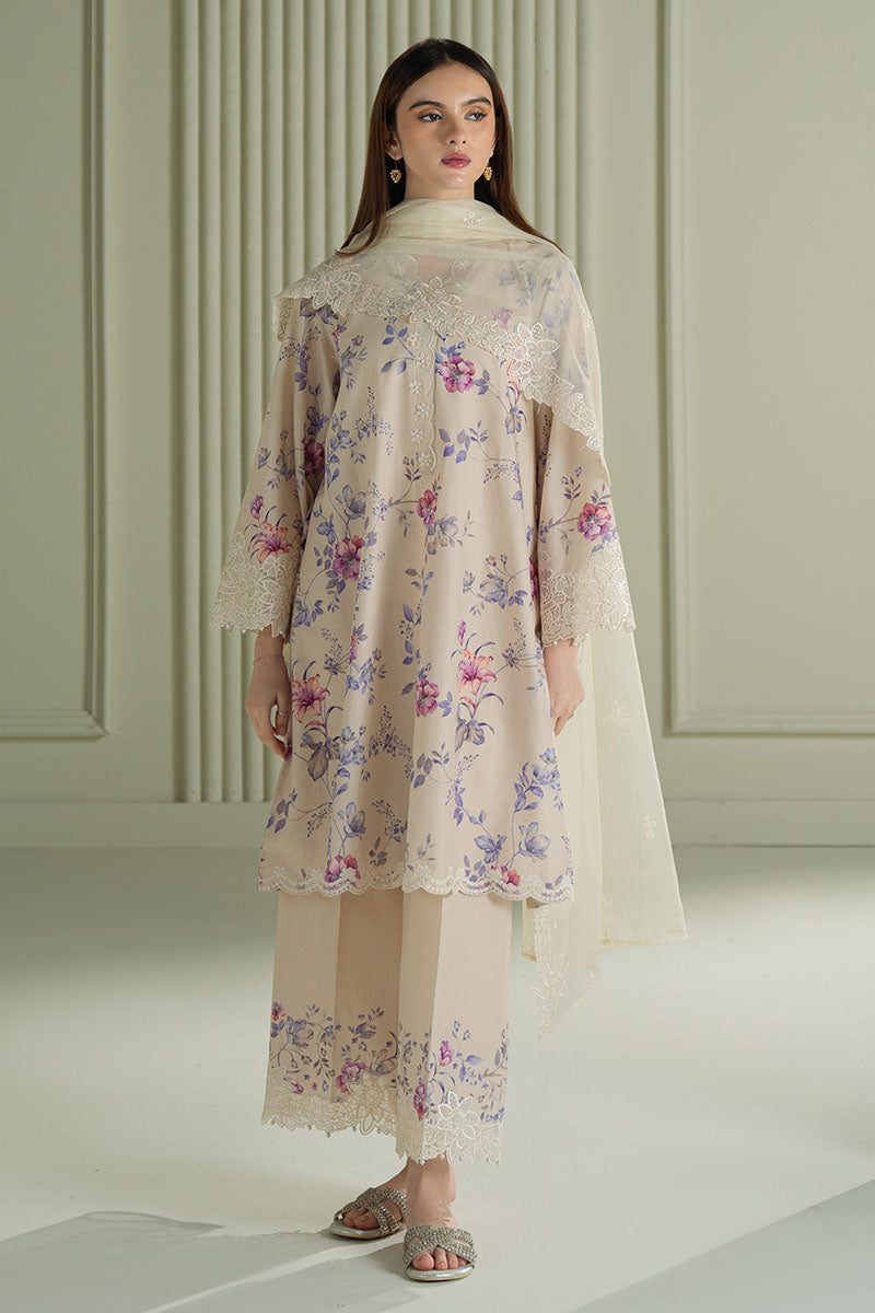 Cross stitch blooming sand- 3pc embroidered lawn suit– emb lawn 0044 aiz05904 Cross Stitch BLOOMING SAND- 3PC EMBROIDERED LAWN SUIT– emb lawn 0044 AIZ05904