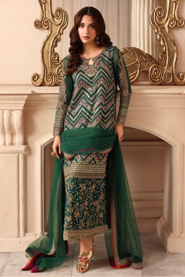 Charizma 3-pc unstitched embroidered luxury chiffon djw6-07– detail view 3 Charizma 3-PC Unstitched Embroidered Luxury Chiffon DJW6-07– detail view 3