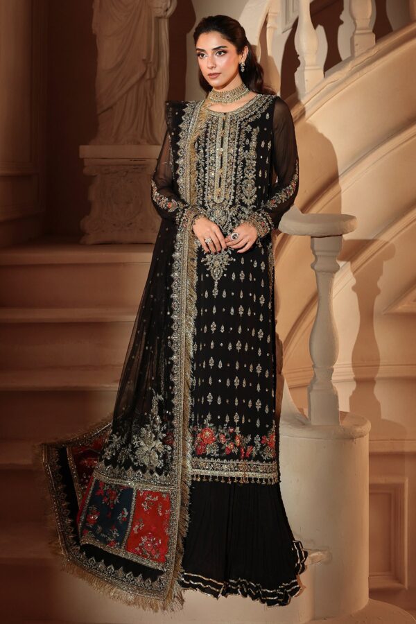 Charizma 3-PC Unstitched Embroidered Luxury Chiffon DJW6-04