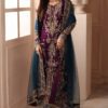 Charizma 3-pc unstitched embroidered luxury chiffon djw6-01 Charizma 3-PC Unstitched Embroidered Luxury Chiffon DJW6-01