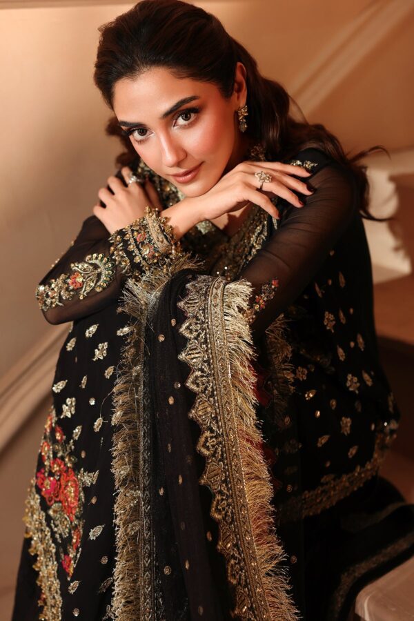 Charizma 3-pc unstitched embroidered luxury chiffon djw6-04– detail view 7 Charizma 3-PC Unstitched Embroidered Luxury Chiffon DJW6-04– detail view 7