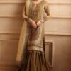 Charizma 3-pc unstitched embroidered luxury chiffon djw6-06 Charizma 3-PC Unstitched Embroidered Luxury Chiffon DJW6-06