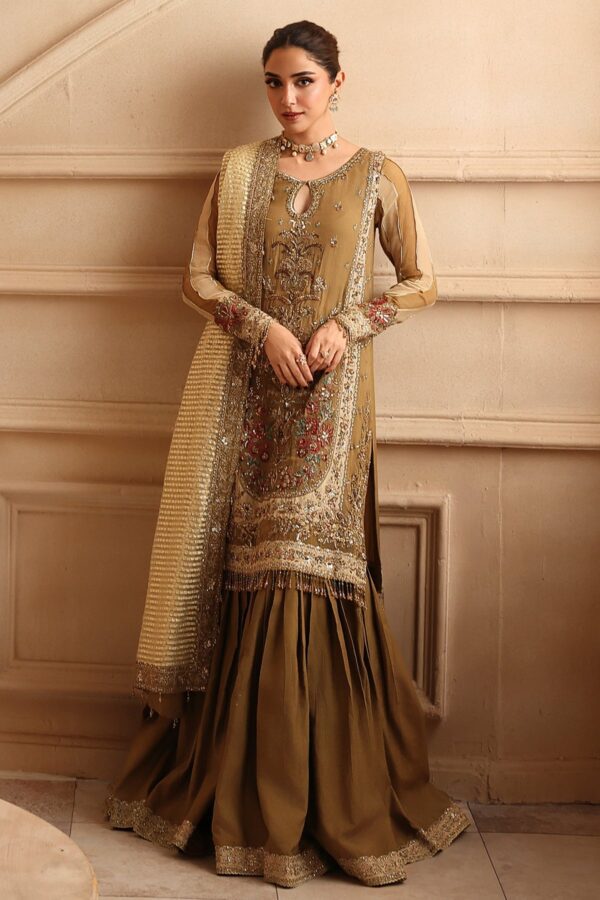 Charizma 3-PC Unstitched Embroidered Luxury Chiffon DJW6-06