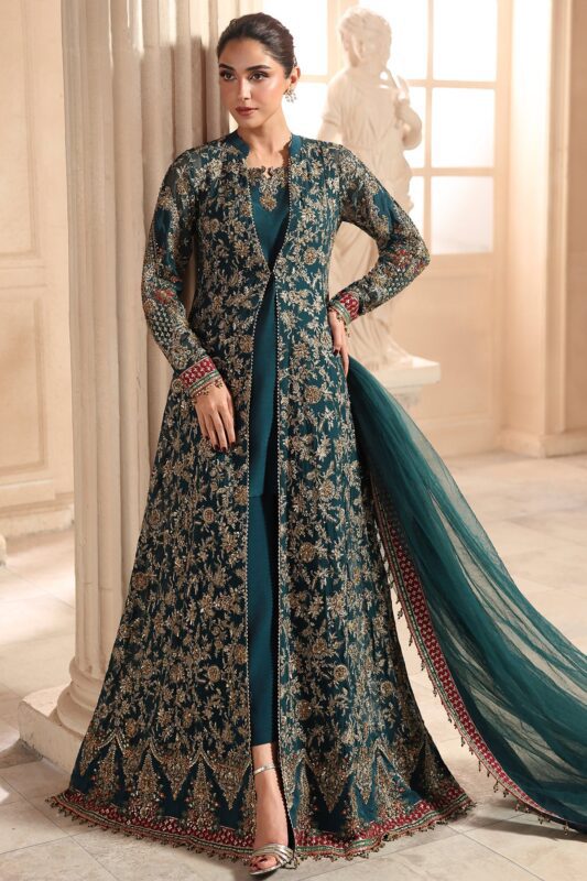Charizma 3-PC Unstitched Embroidered  Luxury Chiffon  DJW6-05