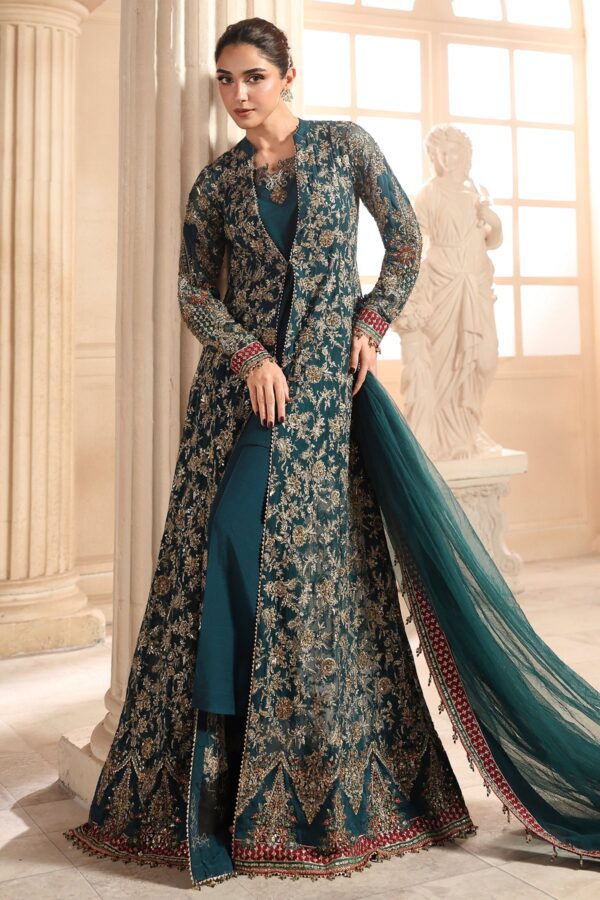 Charizma 3-pc unstitched embroidered luxury chiffon djw6-05– detail view 2 Charizma 3-PC Unstitched Embroidered Luxury Chiffon DJW6-05– detail view 2