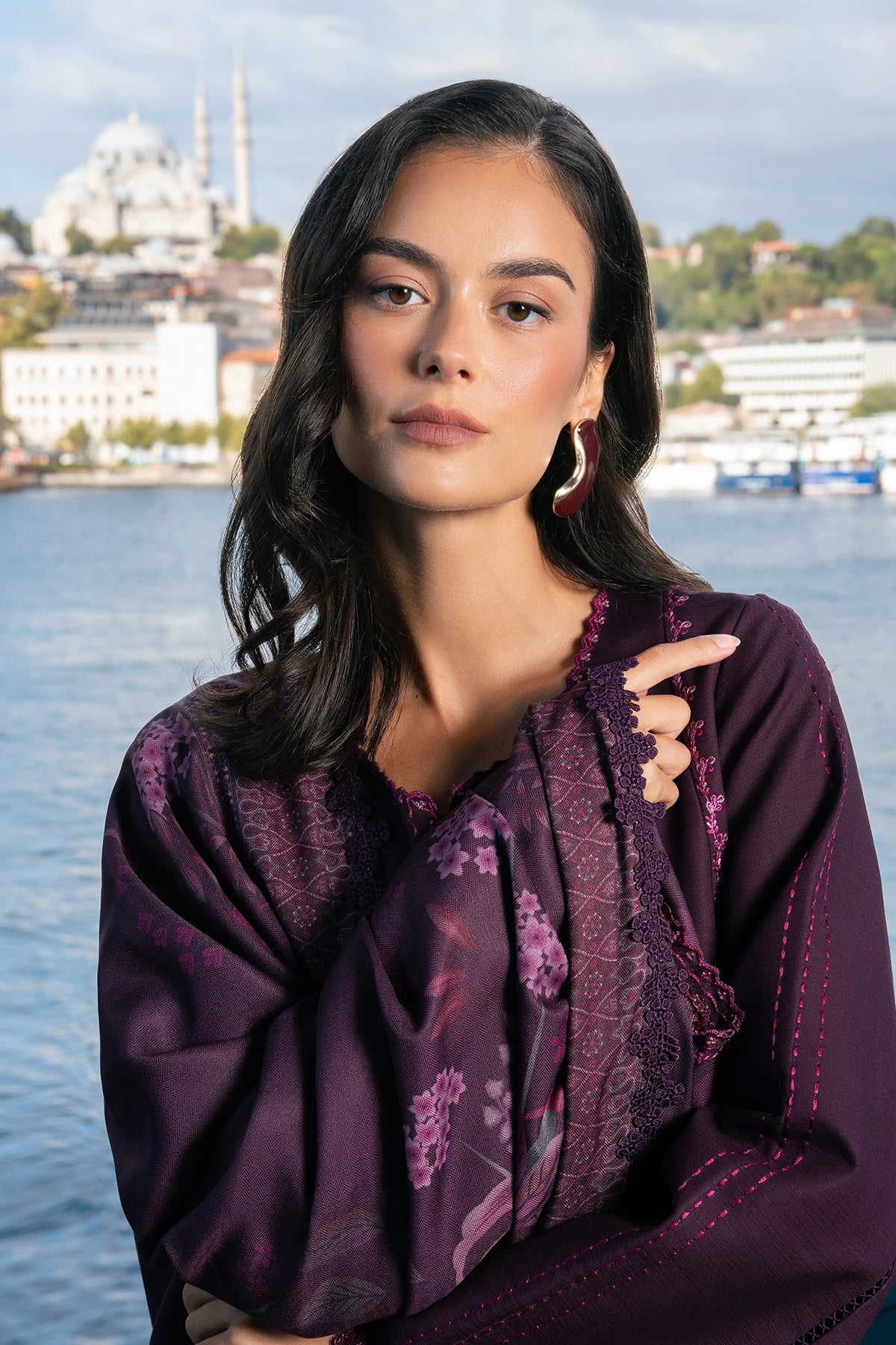 Rang rasiya meet me in istanbul mauve– detail view 9 Rang Rasiya Meet Me In Istanbul Mauve– detail view 9