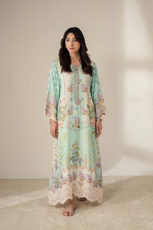 AK Kaftans Ammara Khan | Floral Boho Glam Kaftan (D-3)