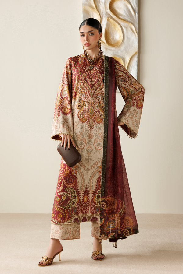 Raw Silk by Jazmin 2026 | HANDWORK RAW SILK OR26-D08– 1L8A