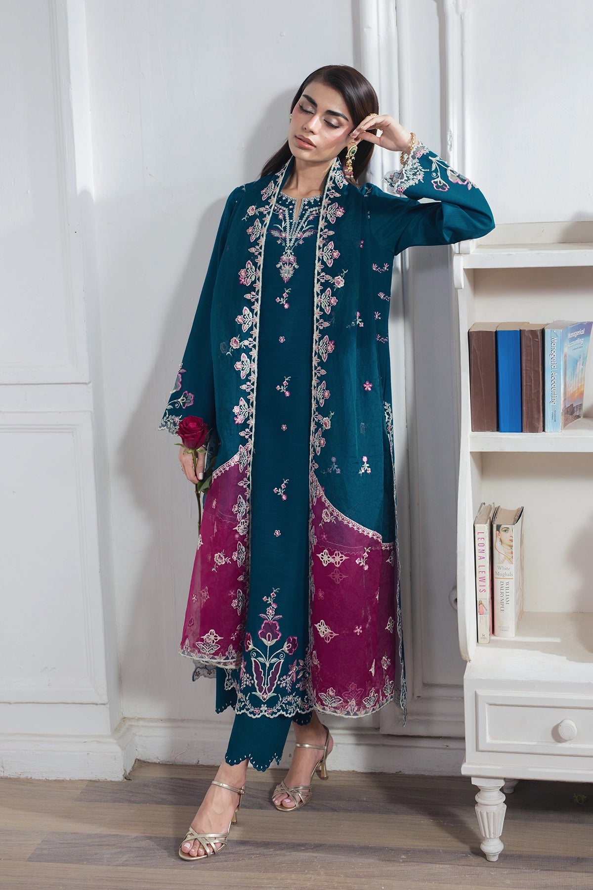 Lumeire silk '26 rang rasiya | carmin Lumeire Silk '26 Rang Rasiya | Carmin - Image 4