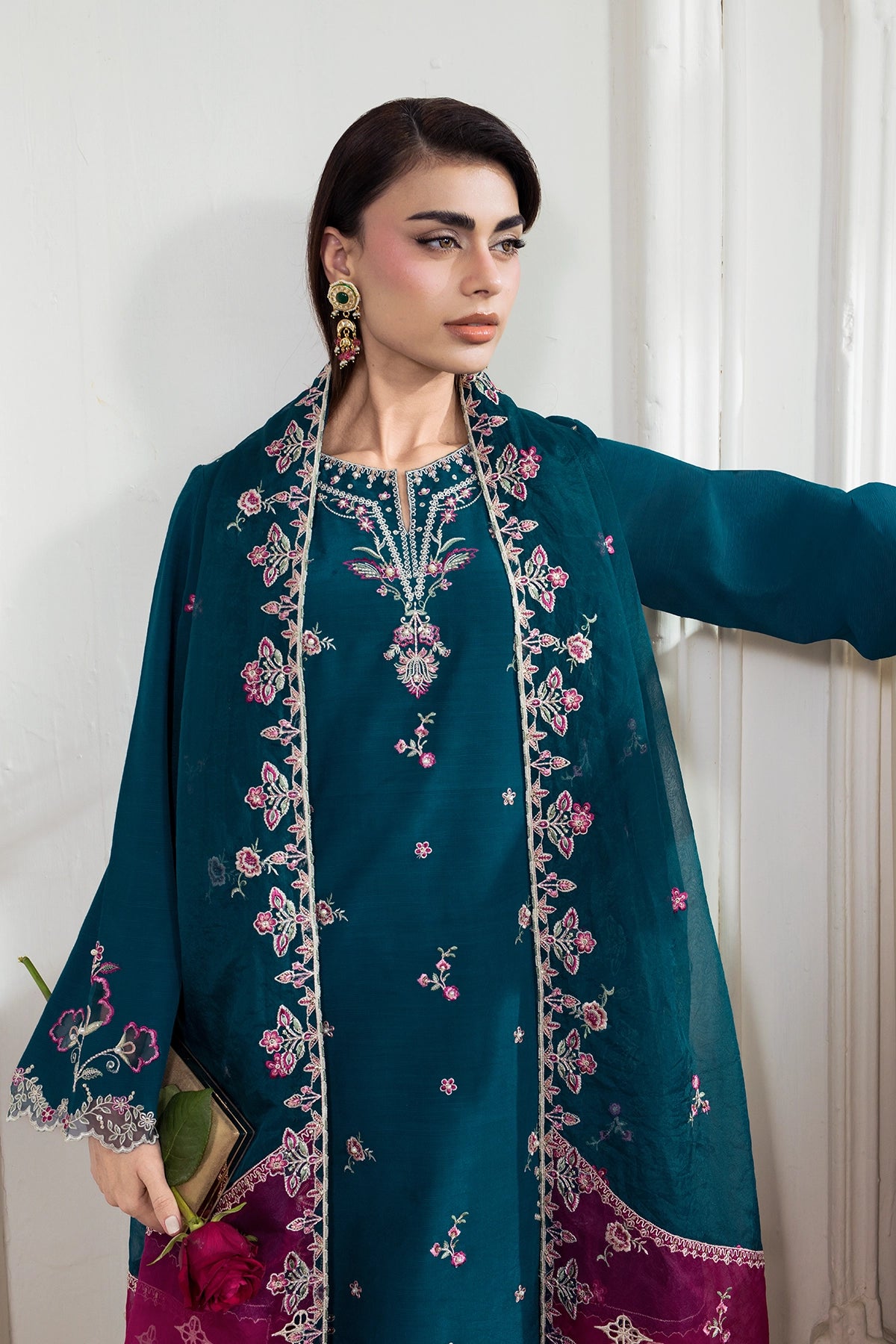 Lumeire silk '26 rang rasiya | carmin Lumeire Silk '26 Rang Rasiya | Carmin - Image 5