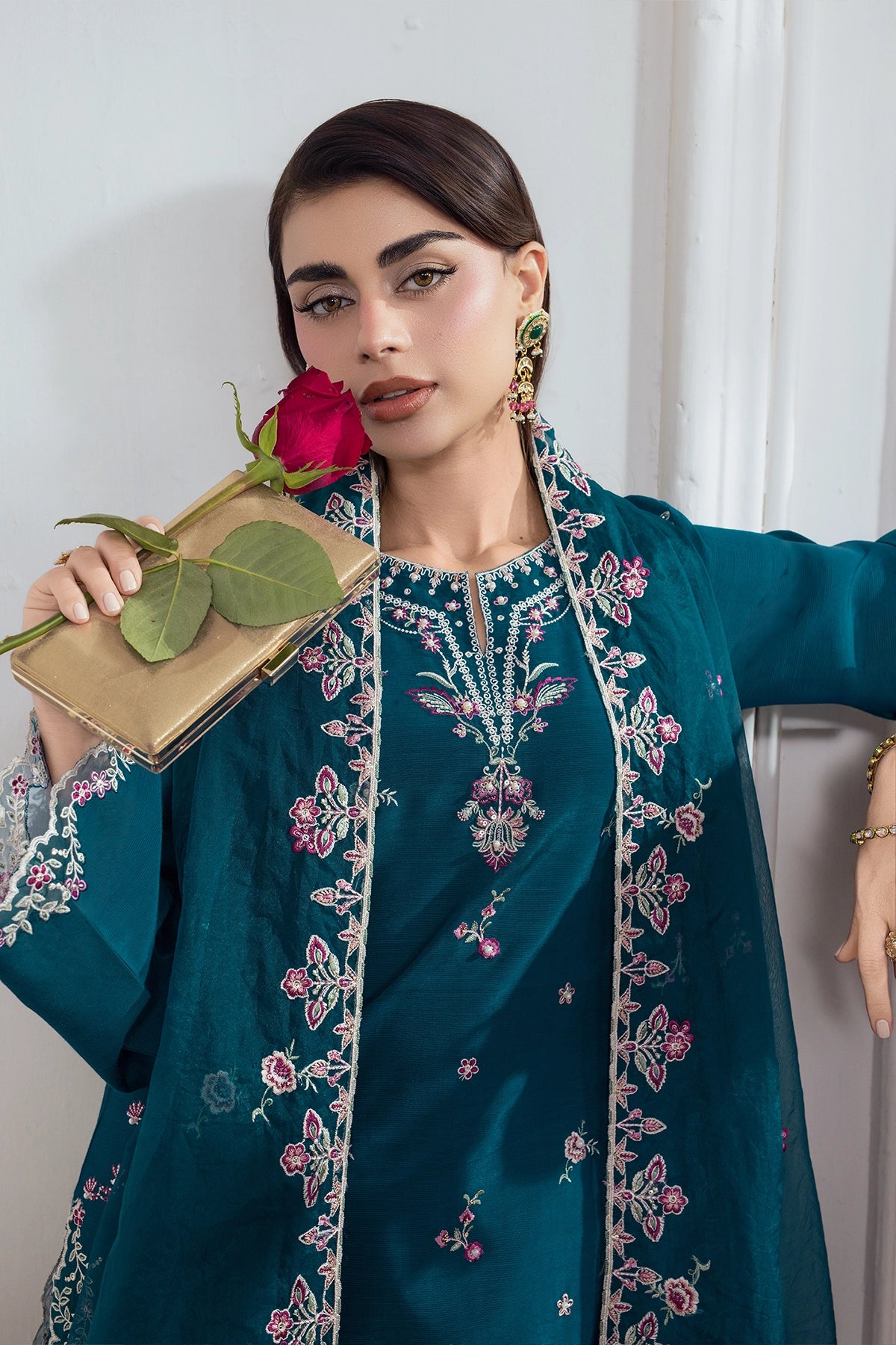 Lumeire silk '26 rang rasiya | carmin Lumeire Silk '26 Rang Rasiya | Carmin - Image 3