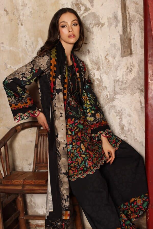 Charizma combination collection 3-pc unstitched embroidered linen collection ccw7-01– 29a2533 Charizma Combination Collection 3-PC Unstitched Embroidered Linen Collection CCW7-01– 29A2533