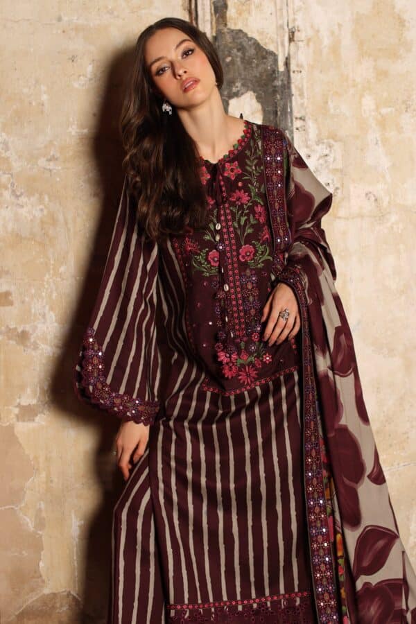 Charizma Combination Collection 3-PC Unstitched Embroidered Linen Collection CCW7-02– 29A2755 Charizma Combination Collection 3-PC Unstitched Embroidered Linen Collection CCW7-02– 29A2755