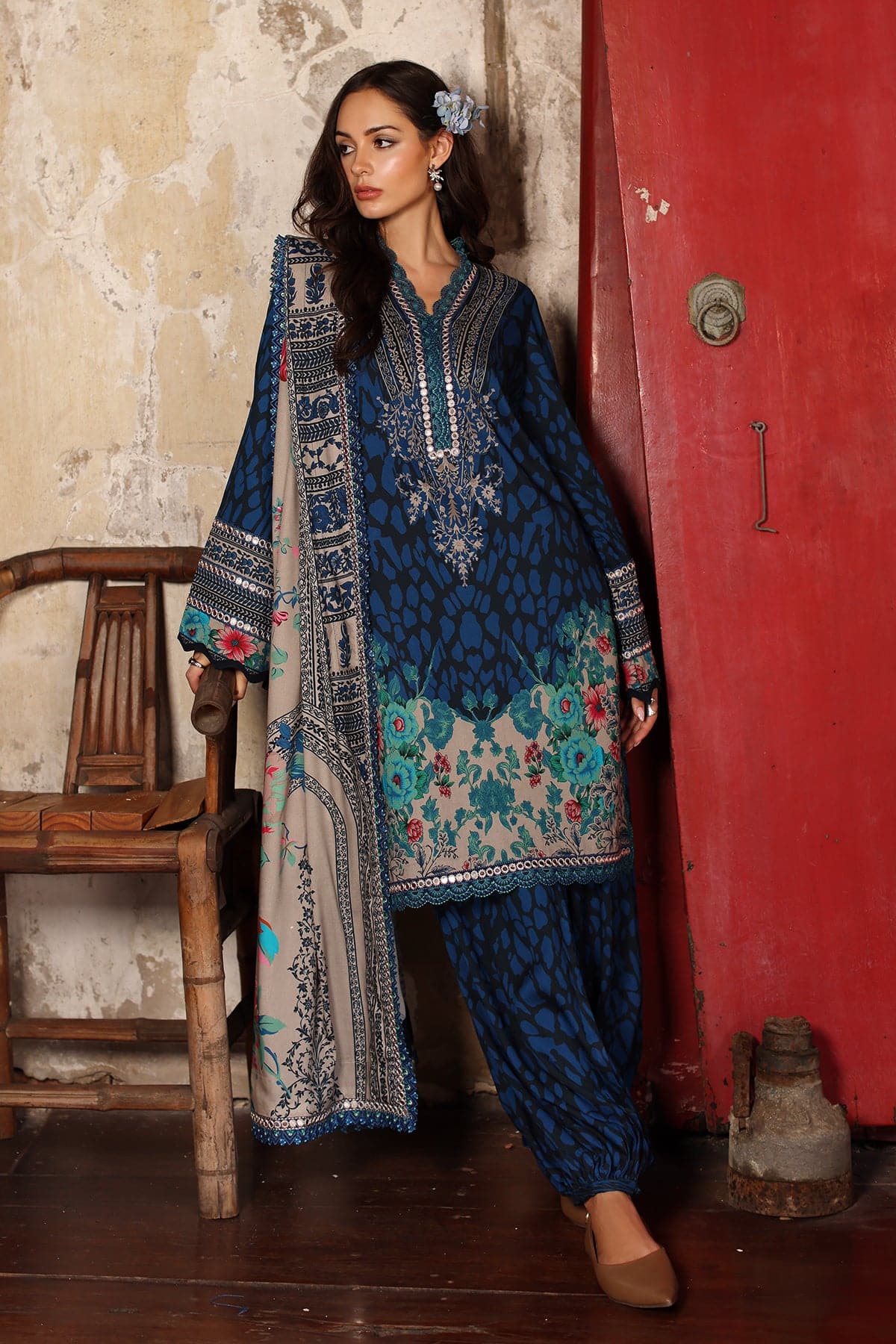 29a2814-copy Aniq V1 Linen 2026 Charizma | 3-PC Unstitched Embroidered Linen Collection ANW7-09