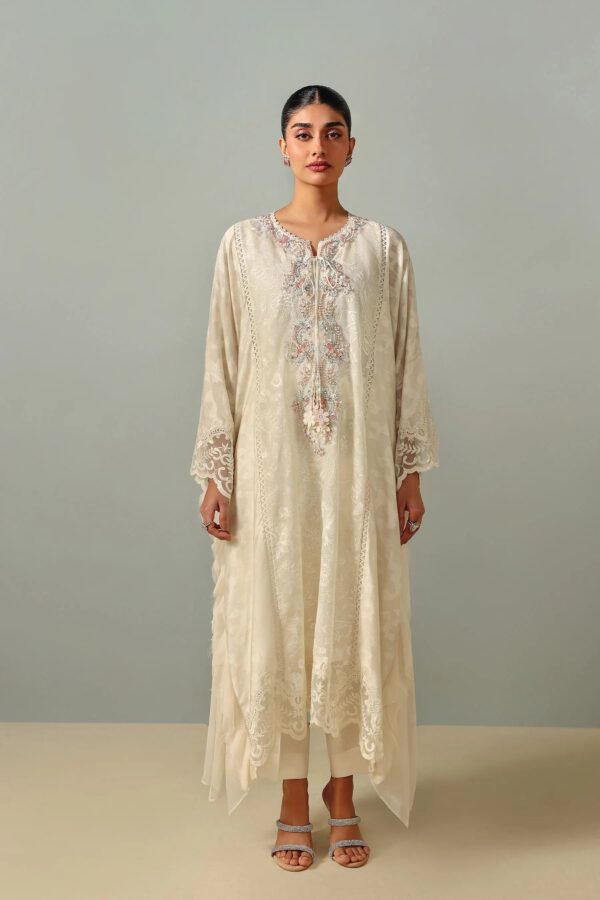 AK Kaftans Ammara Khan | Vanilla Magic Kaftan (D-13)
