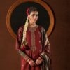 3pelxs26v736_1 Sapphire Women's Unstitched Embroidered Blended Raw Silk Red 3 Piece Suit – 3PELXS26V736
