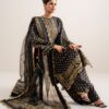 3pelxs26v837_5 Sapphire Women's Unstitched Printed Blended Grip Silk Black 3 Piece Suit – 3PELXS26V837