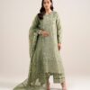 3pelxs26v846_2 Sapphire Women's Unstitched Embroidered Viscose Raw Silk Green 3 Piece Suit – 3PELXS26V846