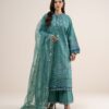 3pelxs26v851_2 Sapphire Women's Unstitched Embroidered Viscose Raw Silk Aqua 3 Piece Suit – 3PELXS26V851