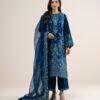 3pelxs26v853_2 Sapphire Women's Unstitched Embroidered Viscose Raw Silk Blue 3 Piece Suit – 3PELXS26V853