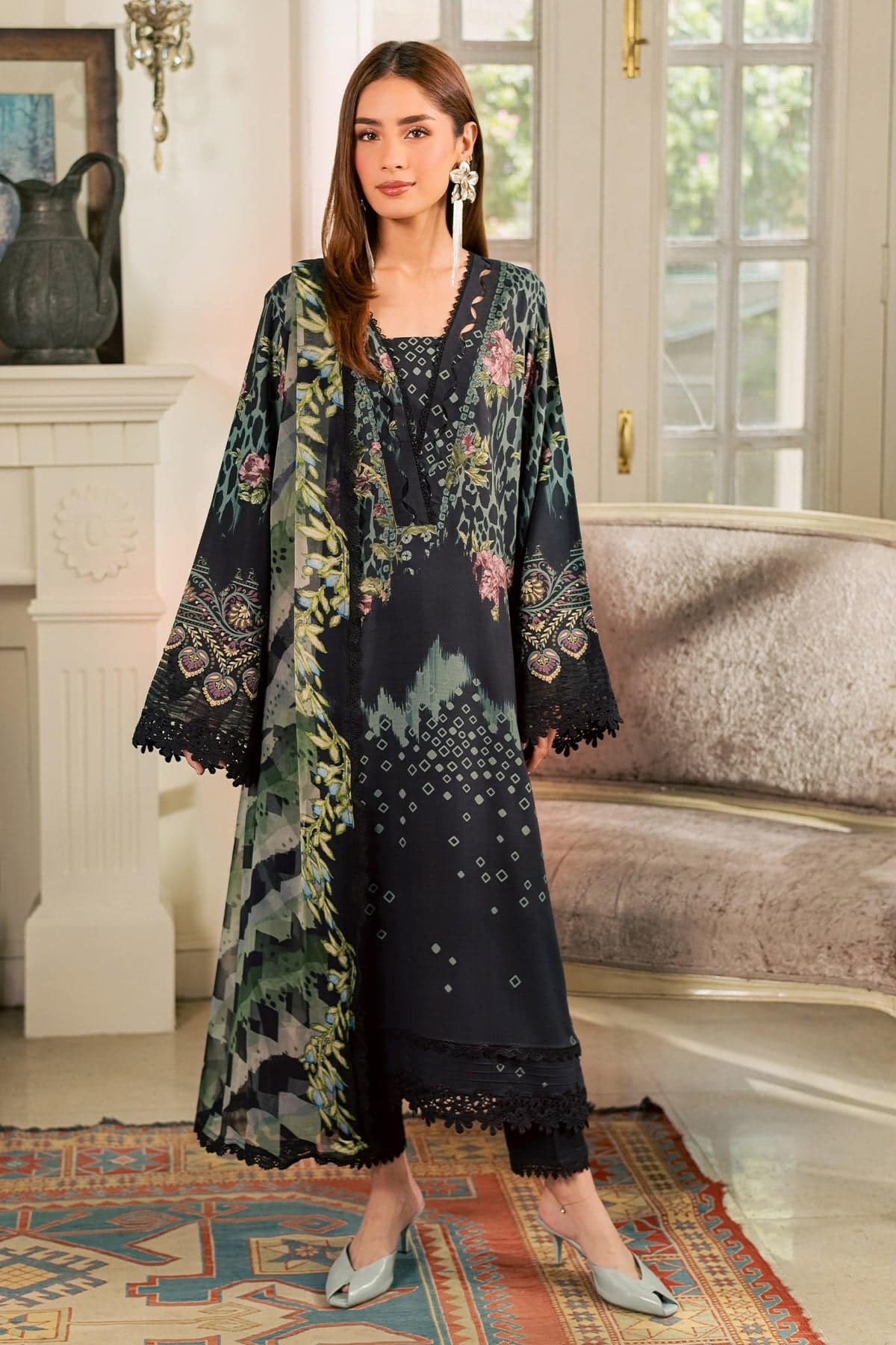Nureh printed viscose sp-213 Nureh Printed Viscose SP-213