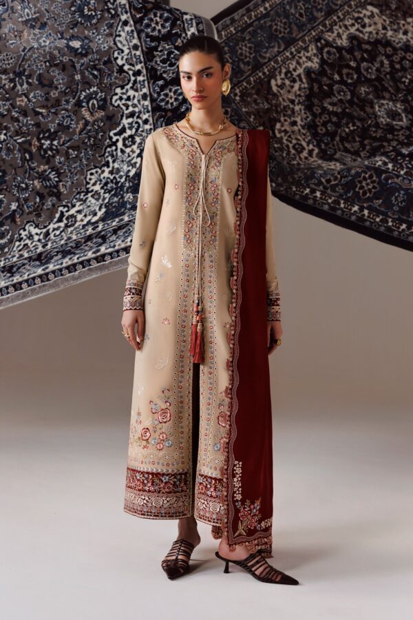Qline Linen '26 Qalamkar | QLW-16 HAMNA Qline Linen '26 Qalamkar | QLW-16 HAMNA