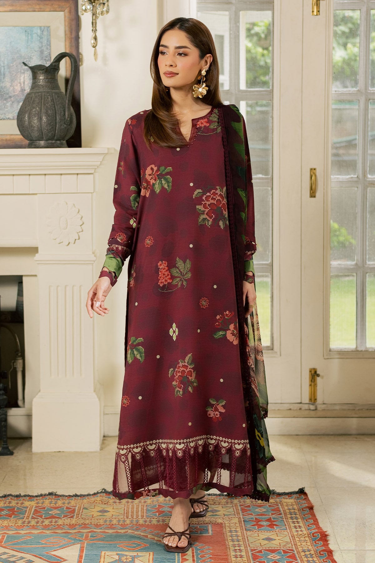 Nureh printed viscose sp-212– alternate view Nureh Printed Viscose SP-212– alternate view