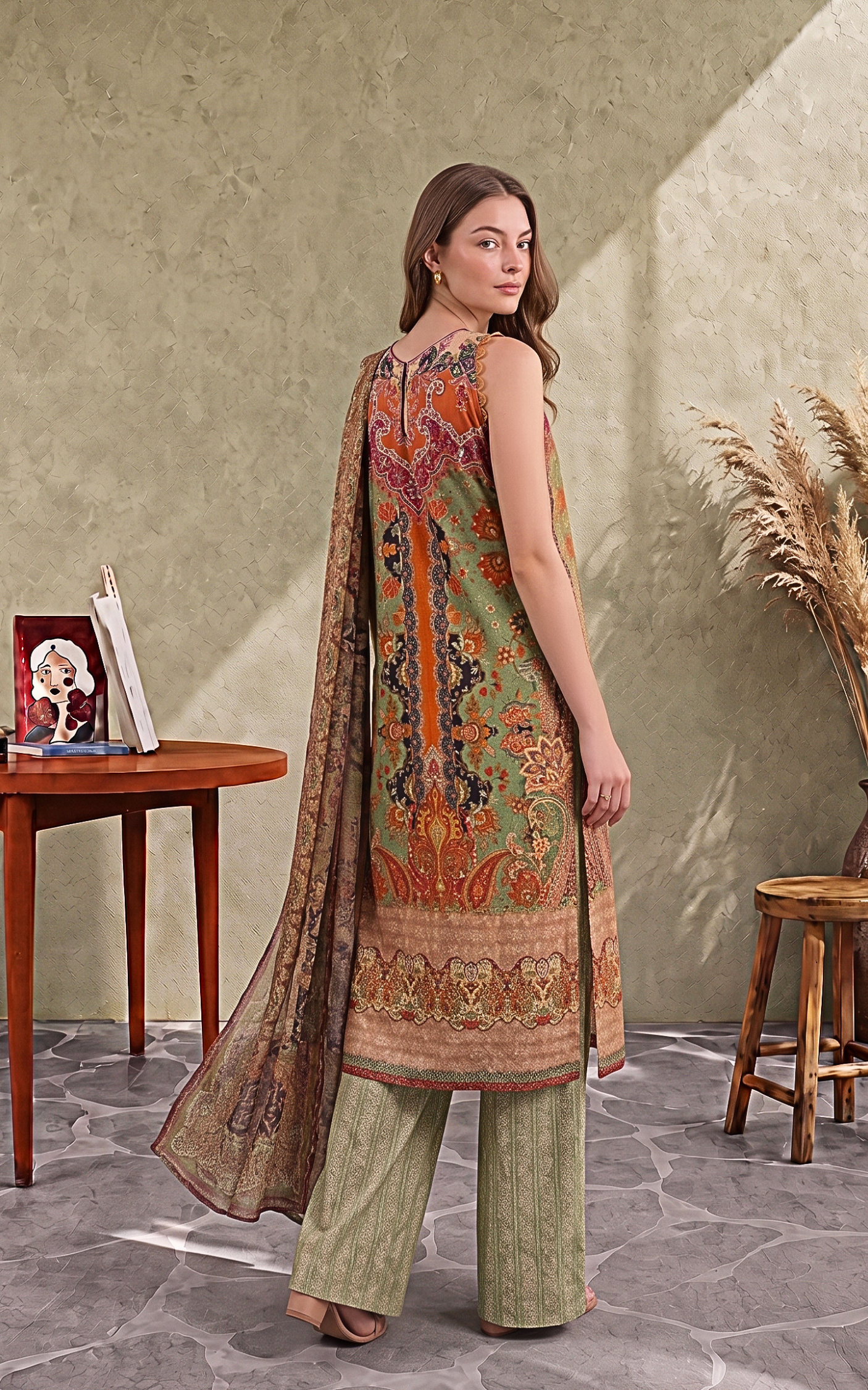 Cu26-05_2 Asifa & Nabeel Kaya (CU26-05) | 3pcs Unstitched Cambric– CU26-05 2