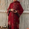 M prints maria b | embroidered dobby linen suit - maroon (mpt-3110-a) M Prints Maria B | Embroidered Dobby Linen Suit - Maroon (MPT-3110-A)