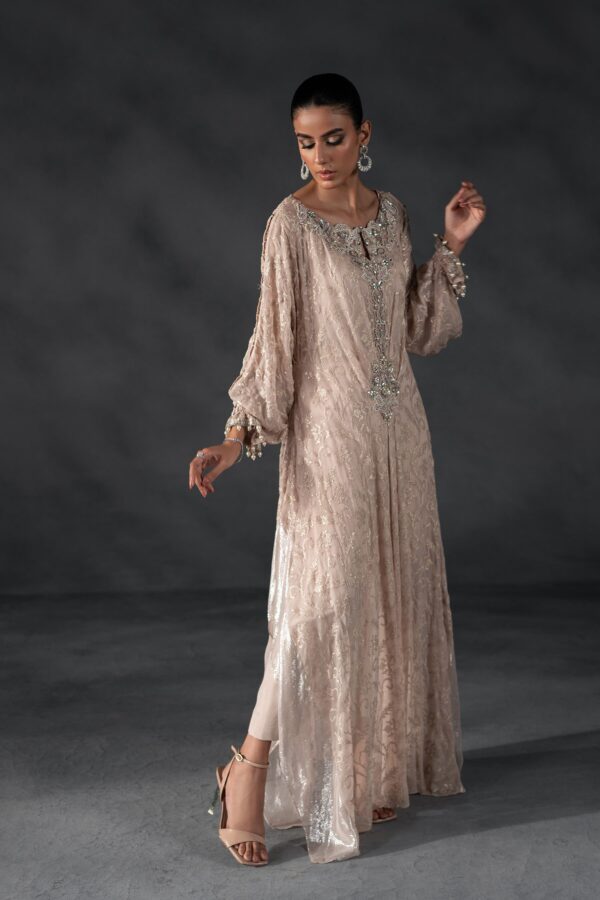 AK Kaftans Ammara Khan | Embroidered Elegance Kaftan Set (D-12)– D-12 3