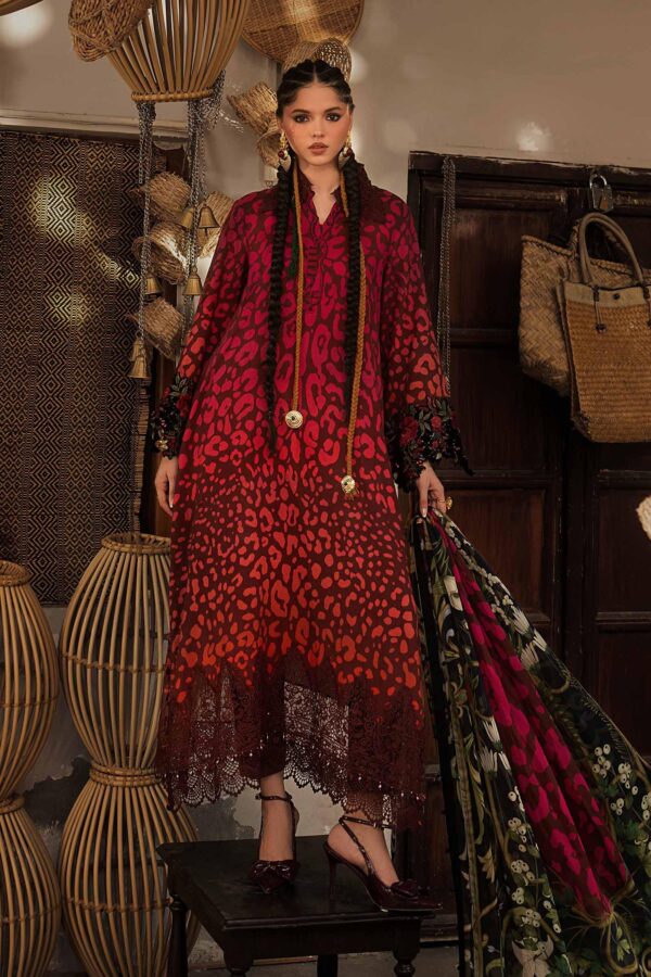 M Prints Maria B | Embroidered Linen Suit - Maroon (MPT-3101-A)– D-1A-B M Prints Maria B | Embroidered Linen Suit - Maroon (MPT-3101-A)– D-1A-B