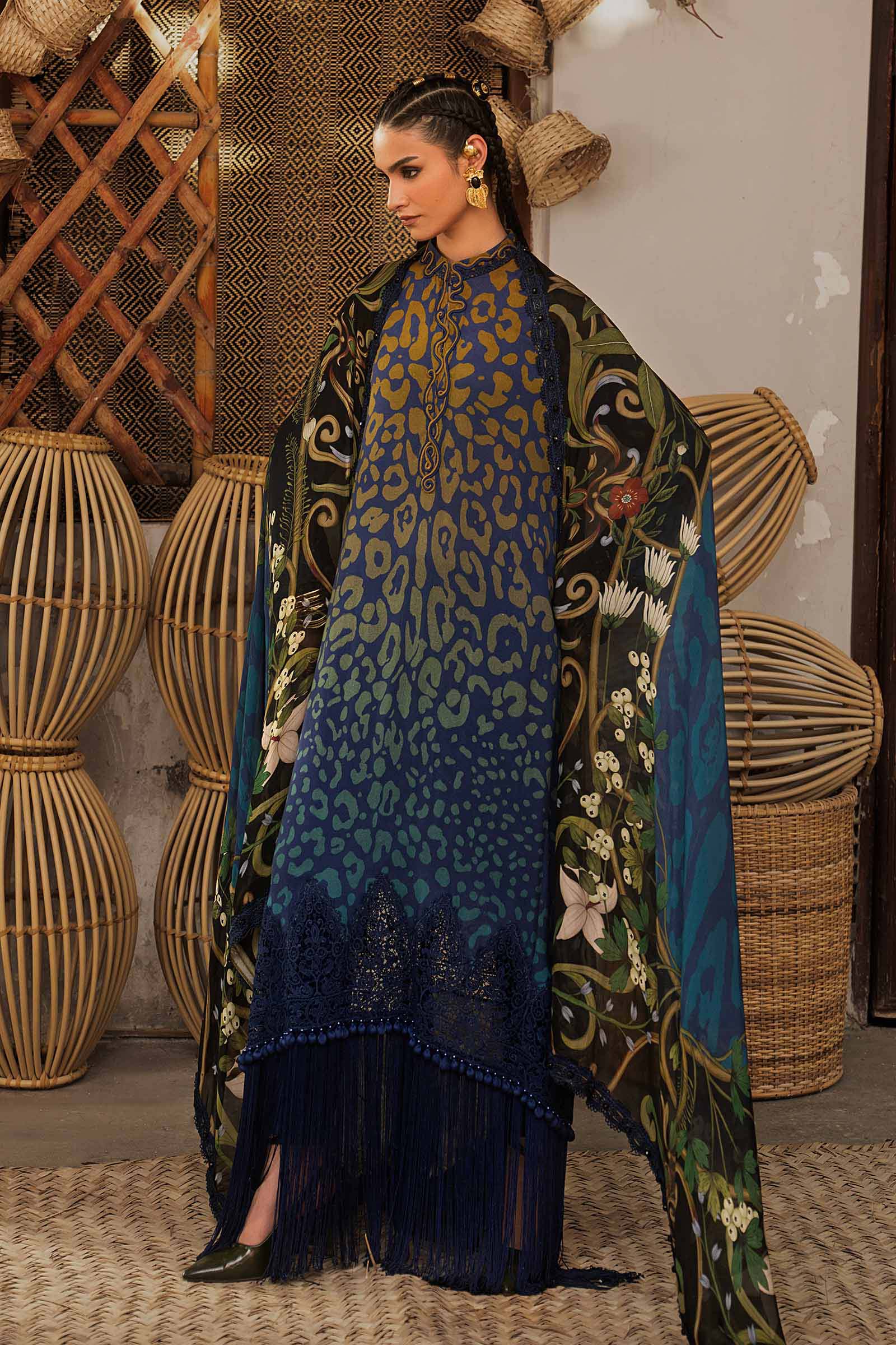 M prints maria b | embroidered linen suit - blue (mpt-3101-b)– d-1b-c M Prints Maria B | Embroidered Linen Suit - Blue (MPT-3101-B)– D-1B-C