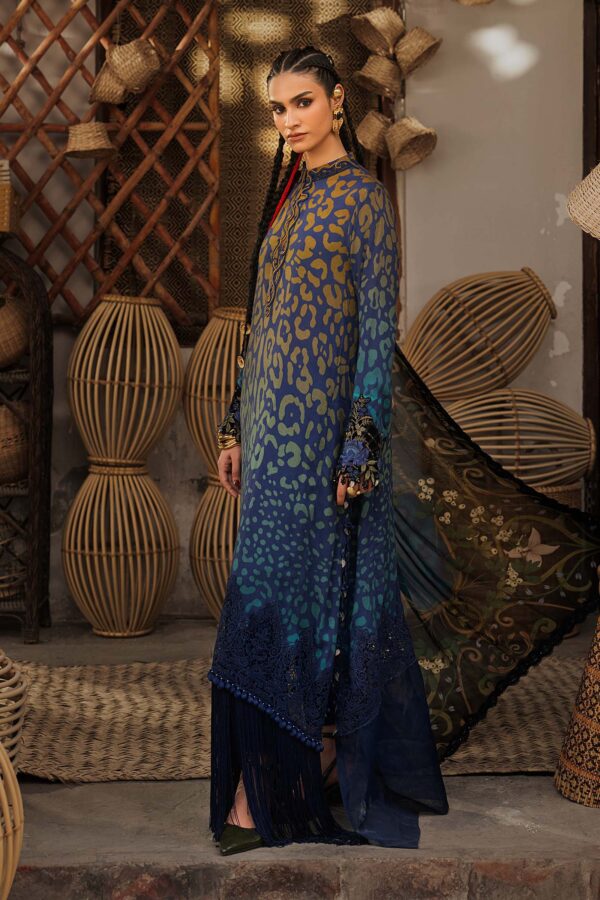 M prints maria b | embroidered linen suit - blue (mpt-3101-b)– d-1b-e M Prints Maria B | Embroidered Linen Suit - Blue (MPT-3101-B)– D-1B-E