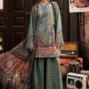 M prints maria b | embroidered cambric suit - sea green (mpt-3102-a) M Prints Maria B | Embroidered Cambric Suit - Sea Green (MPT-3102-A)