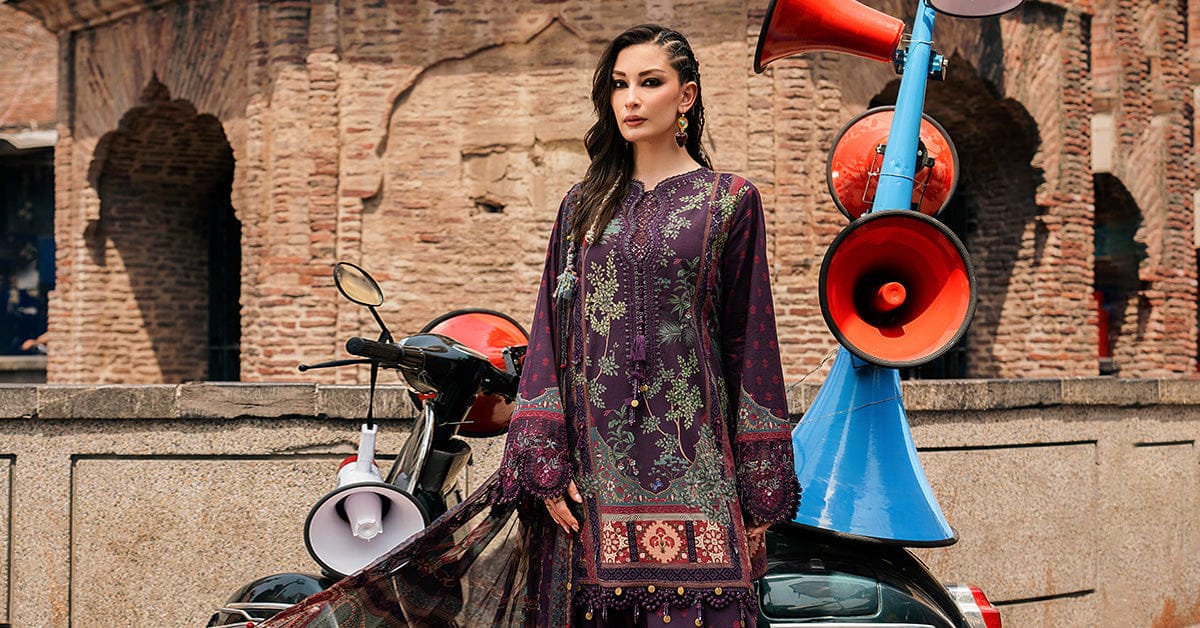 M prints maria b | embroidered cambric suit - purple (mpt-3102-b)– d-2b-f M Prints Maria B | Embroidered Cambric Suit - Purple (MPT-3102-B)– D-2B-F