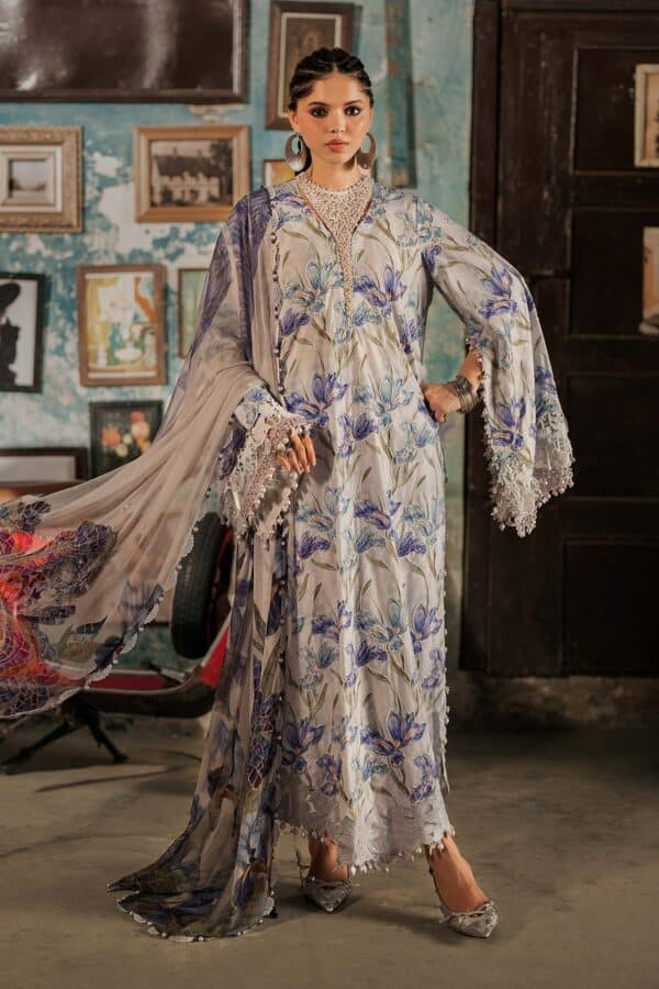 M Prints Maria B | Embroidered Cambric Suit - Lilac (MPT-3104-A)– D-4A-B M Prints Maria B | Embroidered Cambric Suit - Lilac (MPT-3104-A)– D-4A-B