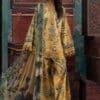 M Prints Maria B | Embroidered Cambric Suit - Mustard (MPT-3106-A)