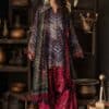 M prints maria b | embroidered cambric suit - blue (mpt-3107-b) M Prints Maria B | Embroidered Cambric Suit - Blue (MPT-3107-B)