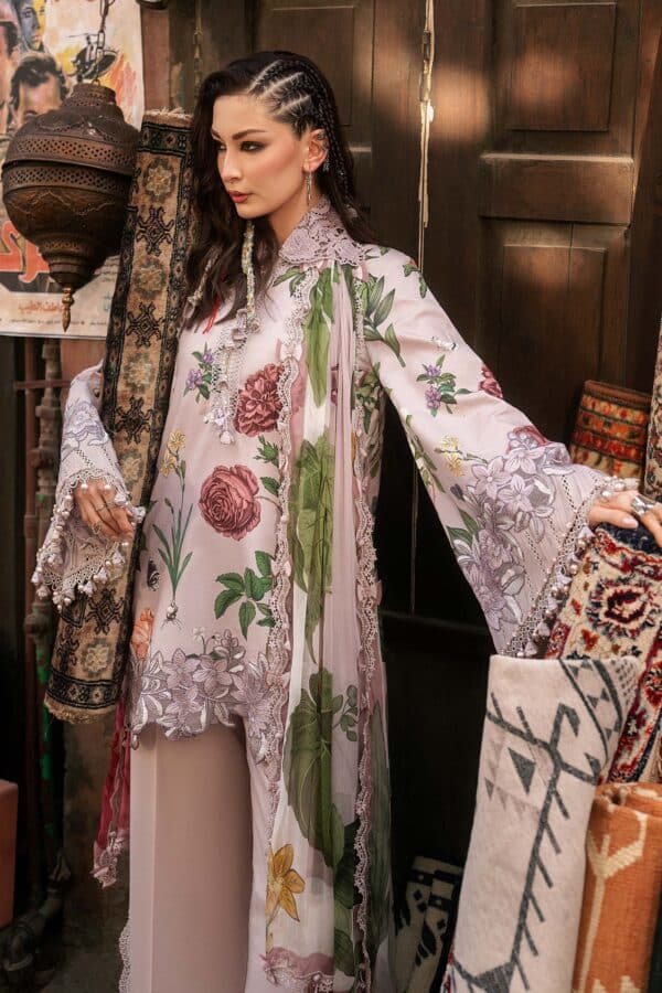 M prints maria b | embroidered cambric suit - lilac (mpt-3109-a)– d-9a-c M Prints Maria B | Embroidered Cambric Suit - Lilac (MPT-3109-A)– D-9A-C