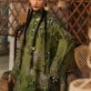 M prints maria b | embroidered cambric suit - green (mpt-3109-b) M Prints Maria B | Embroidered Cambric Suit - Green (MPT-3109-B)