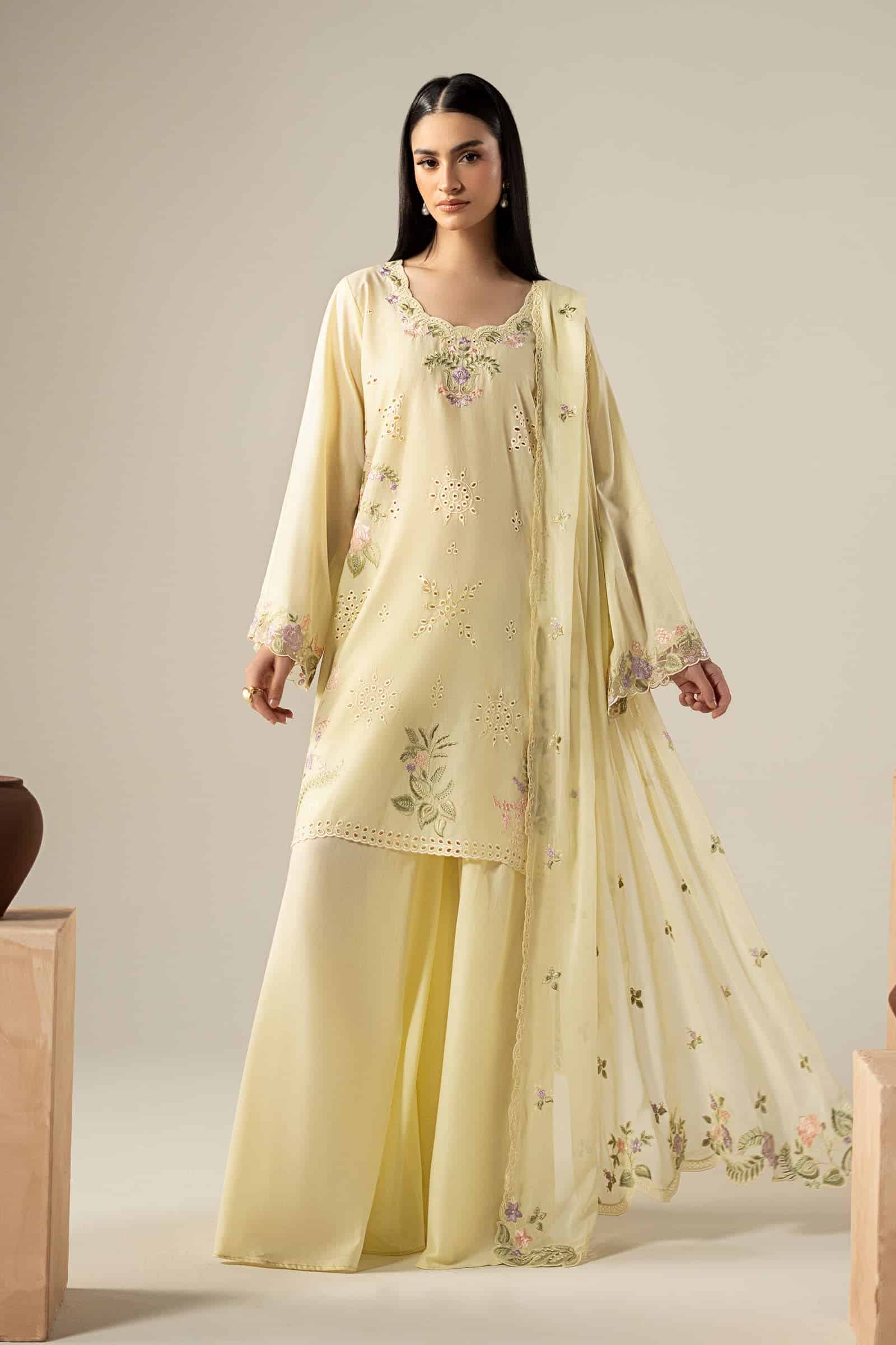Dw-pf26-07yellow-a Maria B Luxury Pret 2026