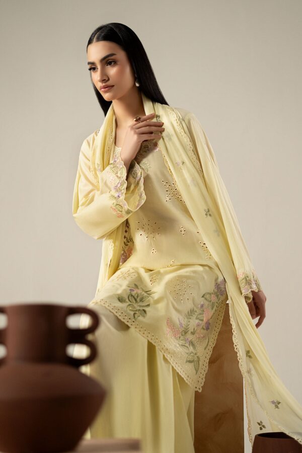 Dw-pf26-07yellow-e Maria B Luxury Pret 2026– DW-PF26-07Yellow-E