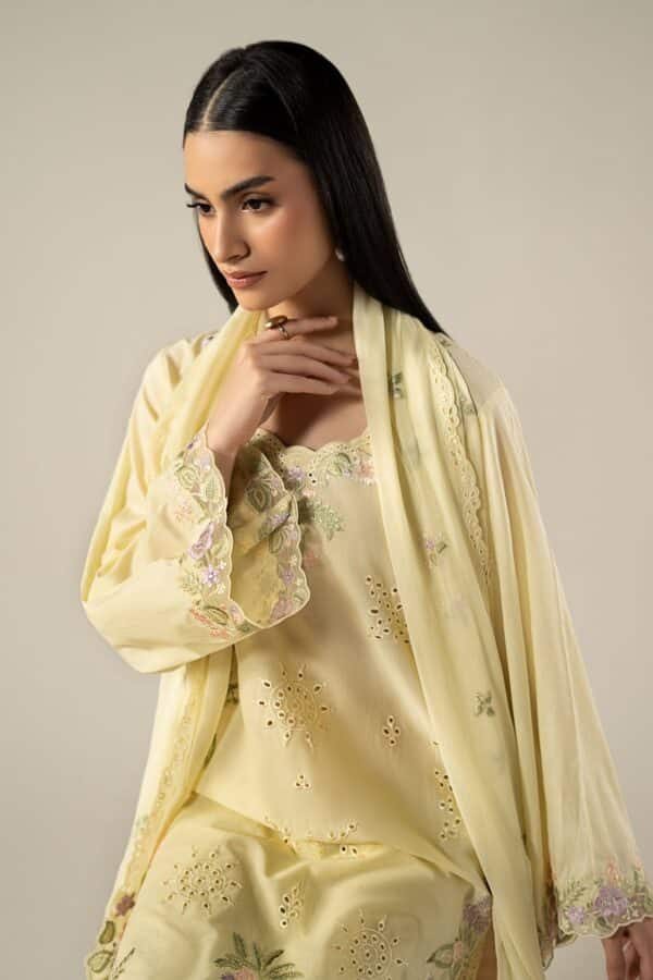 Dw-pf26-07yellow-f Maria B Luxury Pret 2026– DW-PF26-07Yellow-F