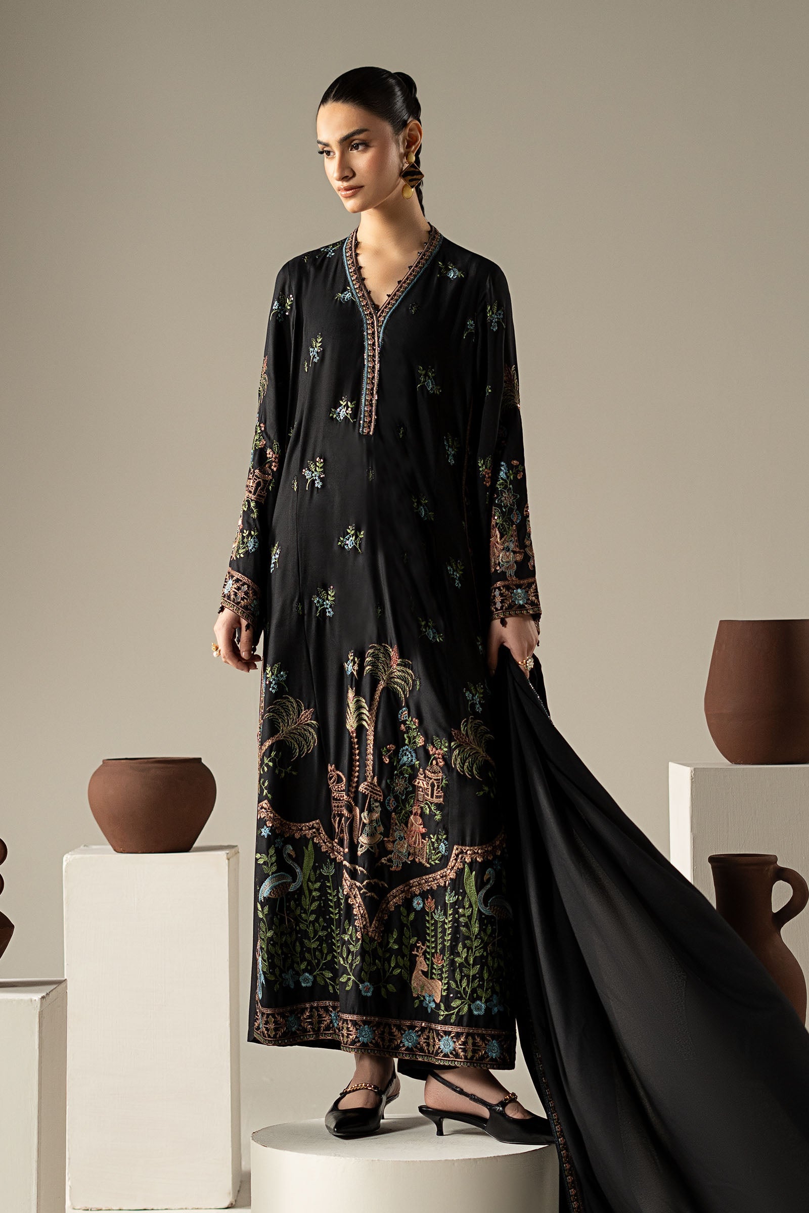 Dw-w26-19black-a Maria B Luxury Pret 2026