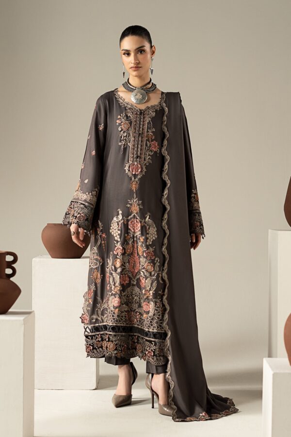 DW-W26-60-Gray-B Maria B Luxury Pret 2026– DW-W26-60-Gray-B