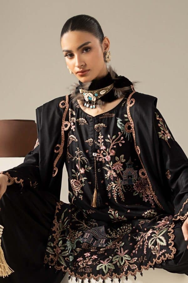 Dw-w26-72black-e Maria B Luxury Pret 2026– DW-W26-72Black-E