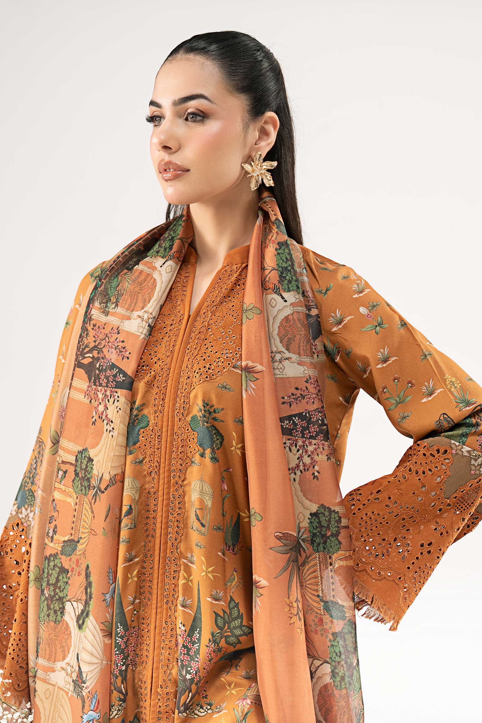 Dww2559mustardcloseup_d Maria B Luxury Pret 2026– DWW2559MustardCloseup D