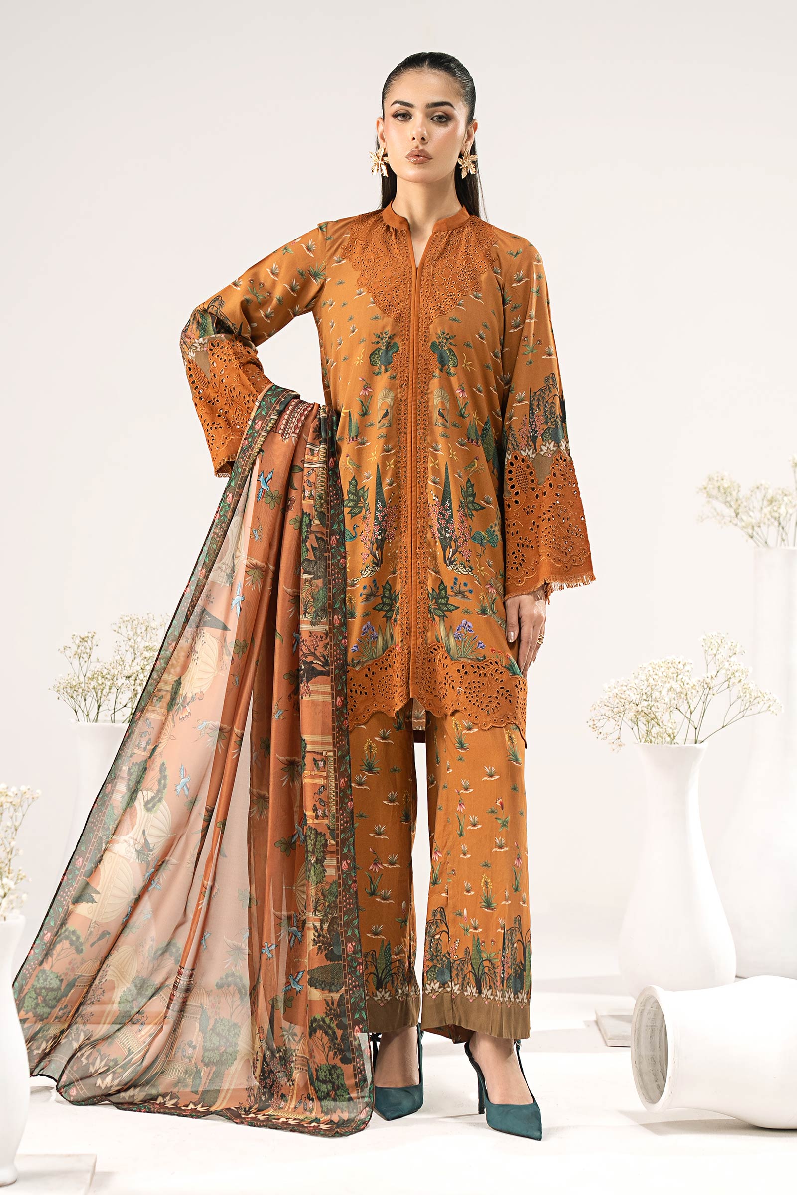 Dww2559mustardfront_a Maria B Luxury Pret 2026